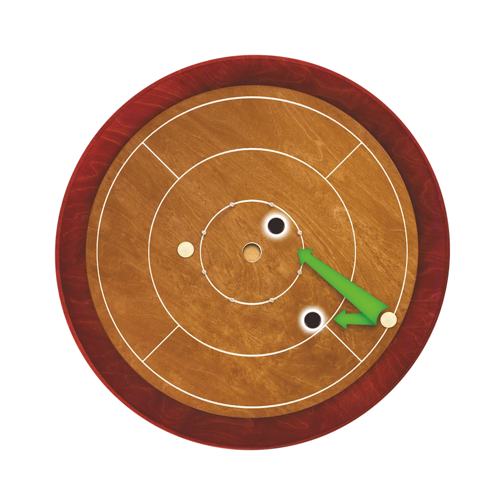 Hey! Play! Carrom Board Game - Wooden Strike and India